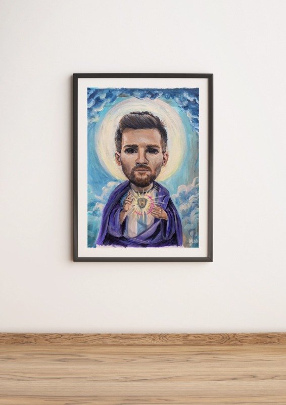 Producto - Estampita Messi - 3
