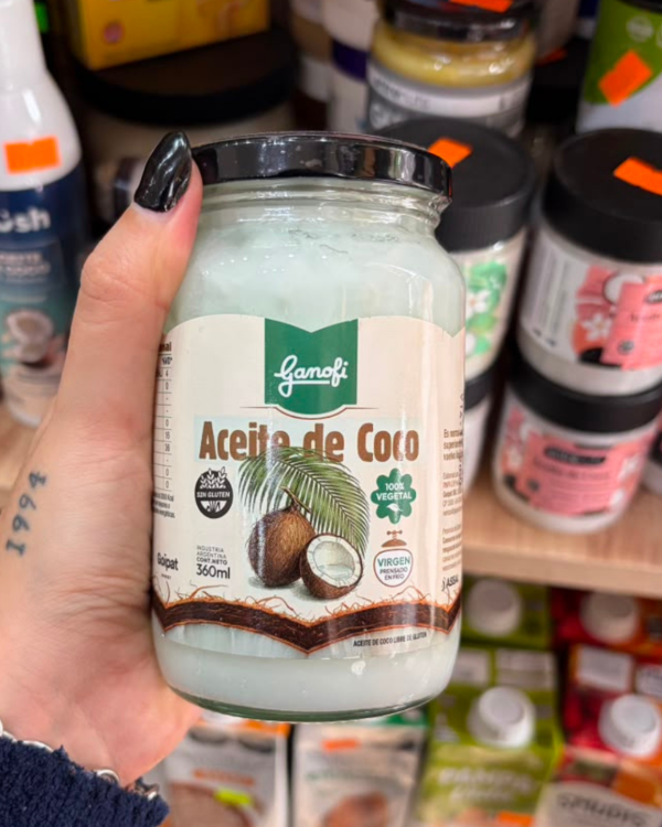 Producto - Aceite de coco virgen "Ganofi" - 1