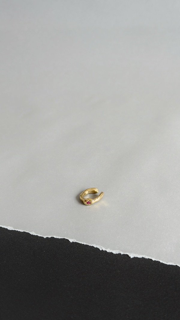 Producto - Aercuff bronce con piedra cubic - 0
