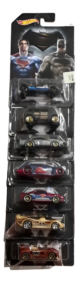 Producto - Hot Wheels Batman Vs Superman Lote Completo X 7 (1)