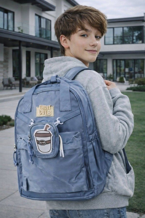 Producto - LINEA EMY mochila unisex cafe