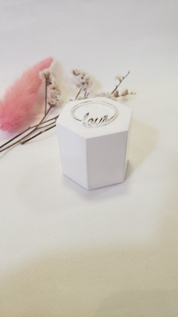 Producto - Anillo love liso