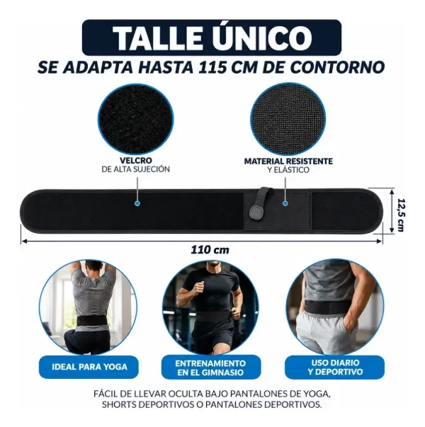 Producto - Faja Pistolera Táctica Porta Arma Cargador Oculta Ajustable - 1