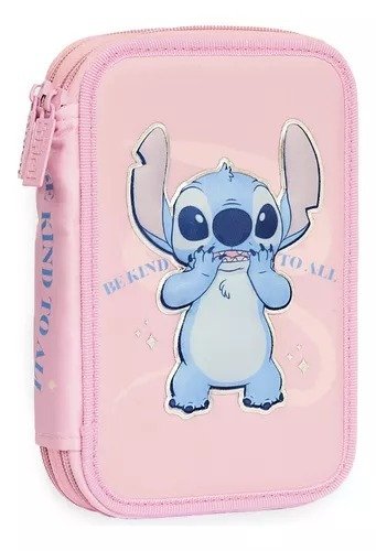 Producto - Cartuchera Canopla Mooving Textil 2 Pisos - Stitch