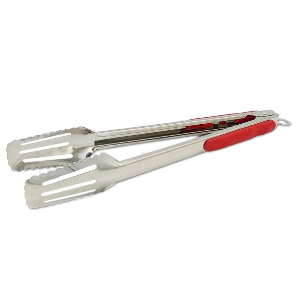 Producto - PINZA MANGO SILICONA COCINA MULTIUSO ACANALADA 36CM CRYSTAL ROCK