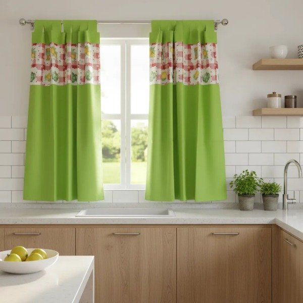 Producto - Cortinas de Cocina Tropical Mecánico Acapulco 1.10 x 1.20 Mts