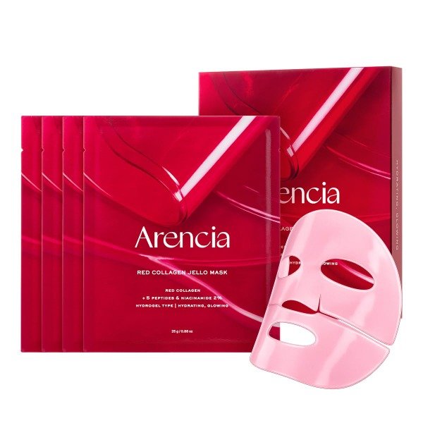 Producto - ARENCIA Red Collagen Jello Mask 25g (4un)