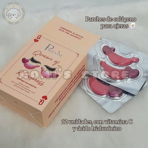 Producto - Parches de colágeno para ojeras x12 Pagevine "Queen Of Kindness"
