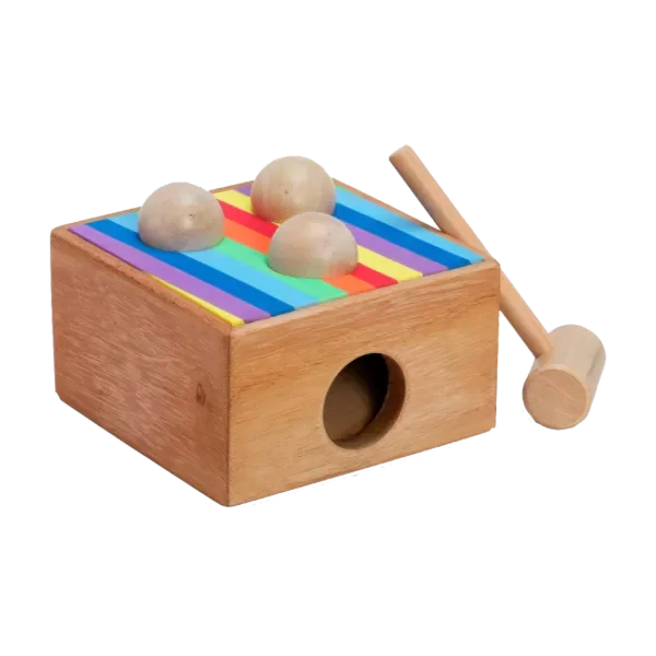 Producto - Caja pelotera / banco de descarga (8cm x 15cm x 15cm) - 1