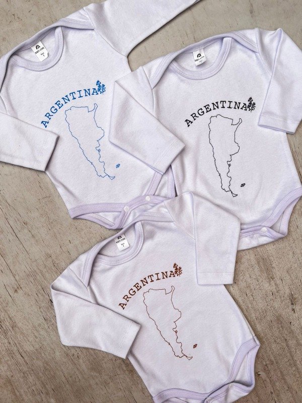 Producto - Body ARGENTINA 0/9M pack x4 unid