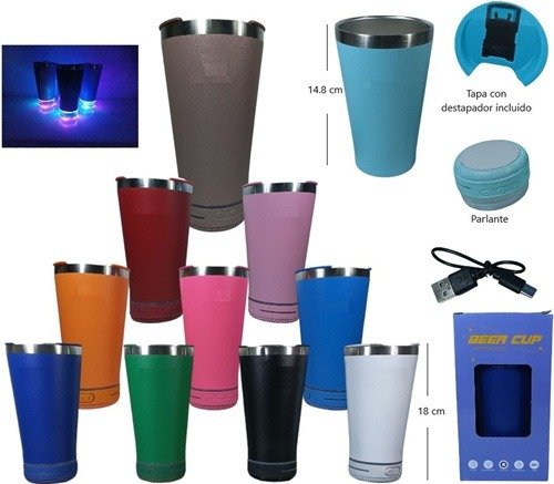 Producto - Vaso Térmico con Parlante 473ml (sin marca)