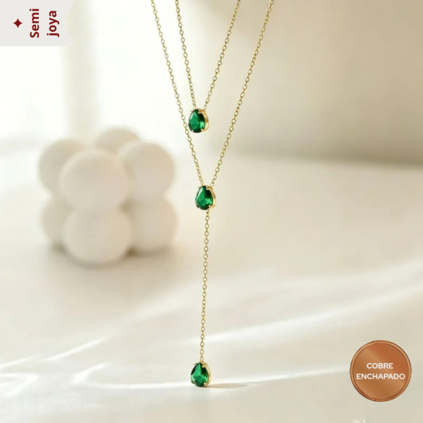Producto - Corbatero Doble Esmeralda Gold - 0