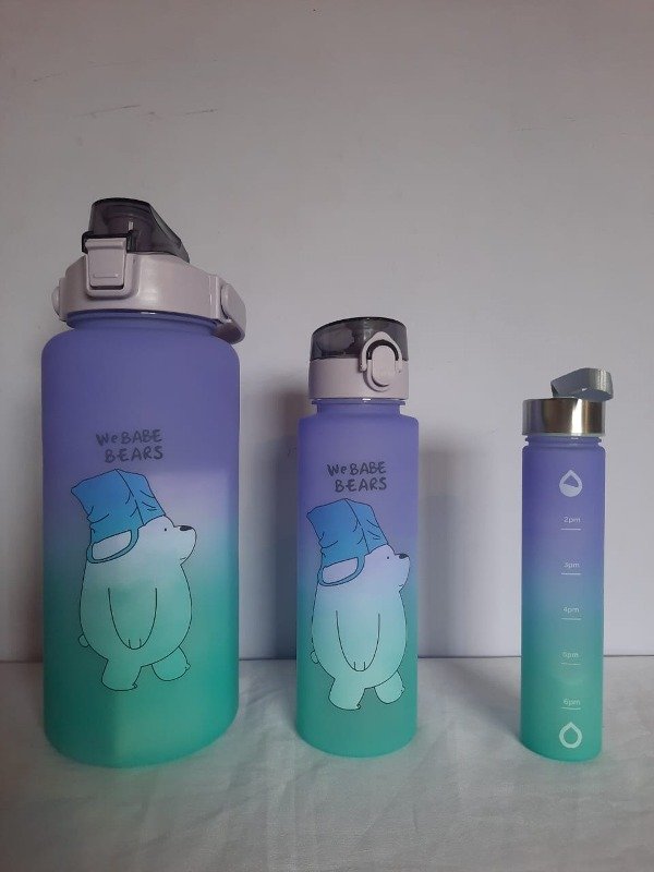 Producto - Set 3 botellas motivacionales Polar