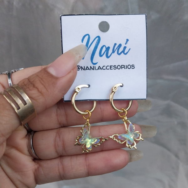 Producto - Aros mariposa