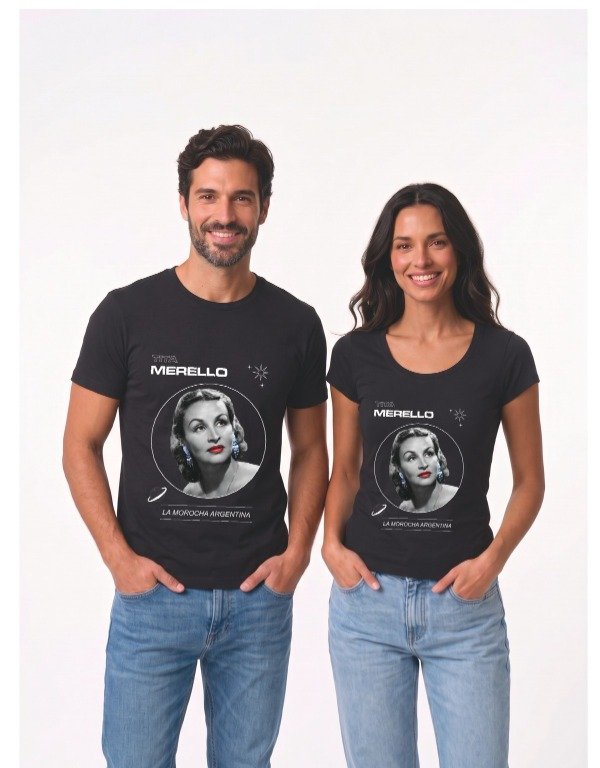 Producto - Remera Tita Merello La Morocha Argentina - Negra - 0