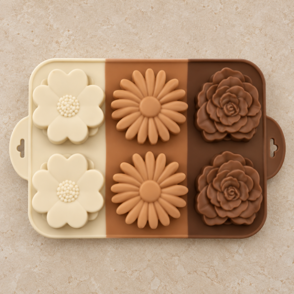 Producto - MOLDE FLORES VARIADAS X 6 -07K5-