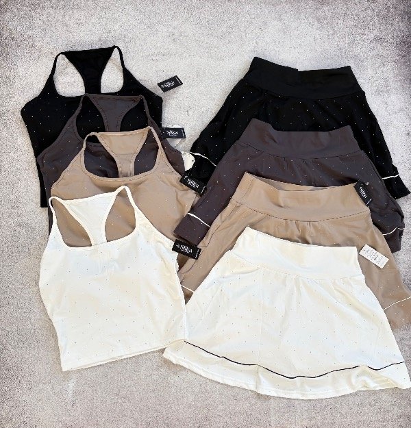 Producto - Conjunto deportivo musculoza con tazas y pollera short - 4