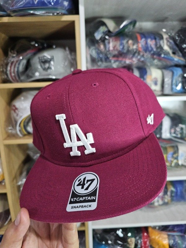 Los angeles dodgers wine edition '47 brand captain snapback