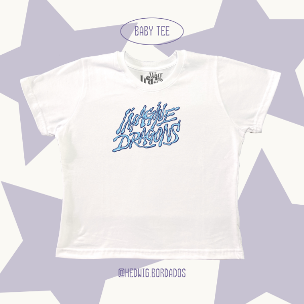 Producto - Baby Tee "IMAGINE DRAGONS Logo Celeste"
