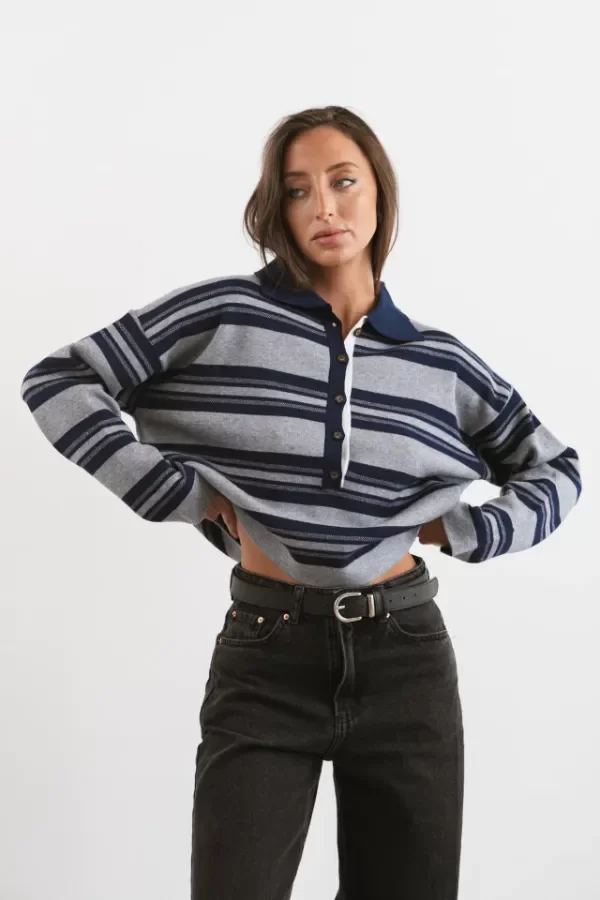 Producto - SWEATER PERTH - MARINO/GRIS