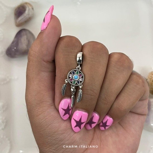 Producto - Dije charm italiano para pandora atrapasueños