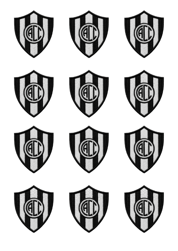 Producto - Impresion Dtf A3 Parche Efecto Bordado Escudos De Futbol Central Cordoba
