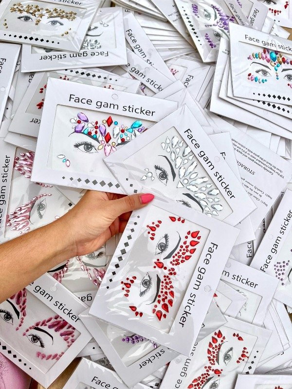 Producto - SÚPER OFERTA X 10 FACE GEMS XL SURTIDAS