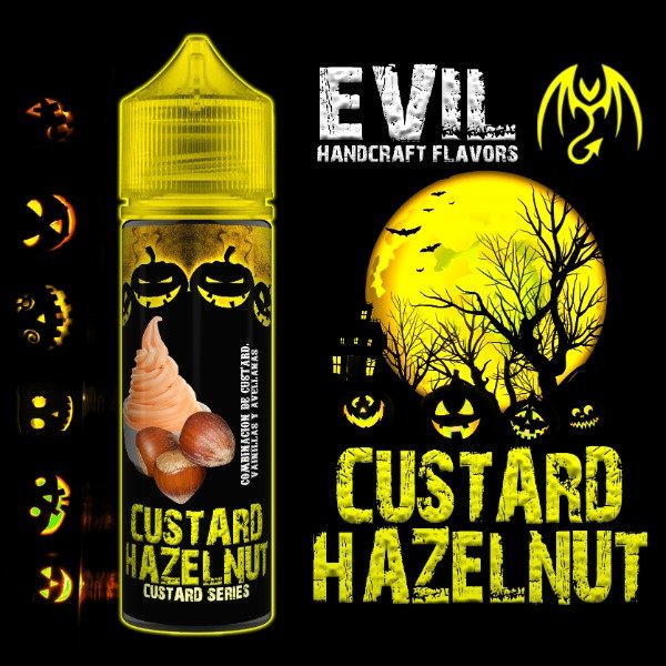 Producto - EVIL SALT  CUSTARD HAZELNUT (VAINILLA Y AVELLANAS CUSTARD) 30ml 25mg