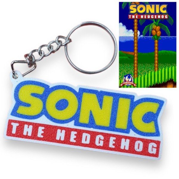 Producto - Llavero 3D Sonic The Hedgehog
