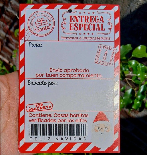 Producto - Tarjeta de navidad entrega especial por unidad