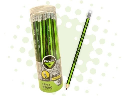 Producto - LAPIZ PIZZINI TRIANGULAR HB c/GOMA