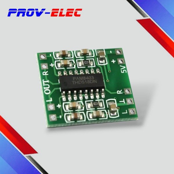 Producto - MODULO AMPLIFICADOR STEREO PAM8403 CLASE D 3W+3W S/POTENCIOMETRO - 1