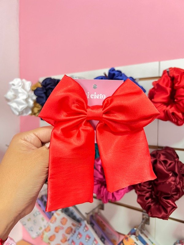Producto - MOÑO SATÉN ROJO N.