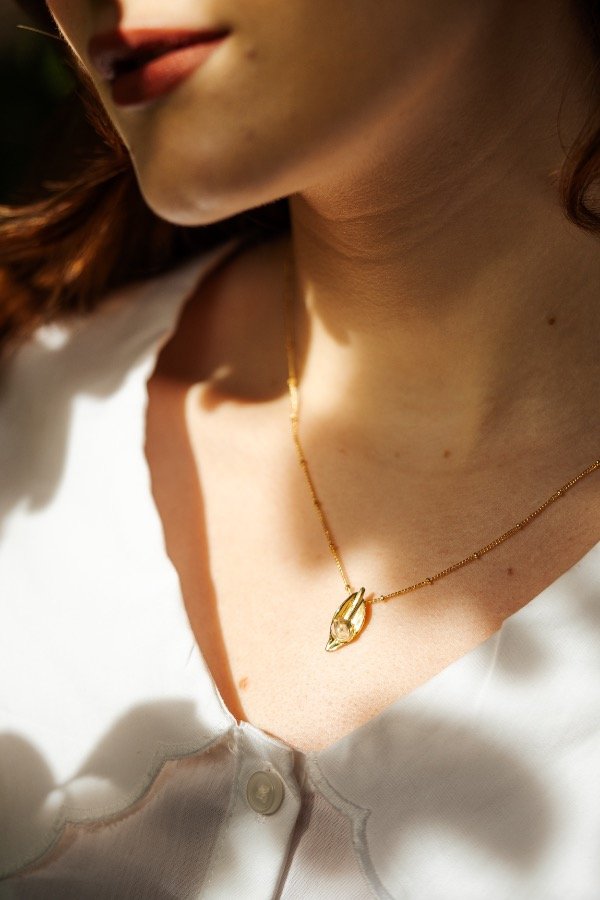 Producto - Collar Hoja y Lluvia