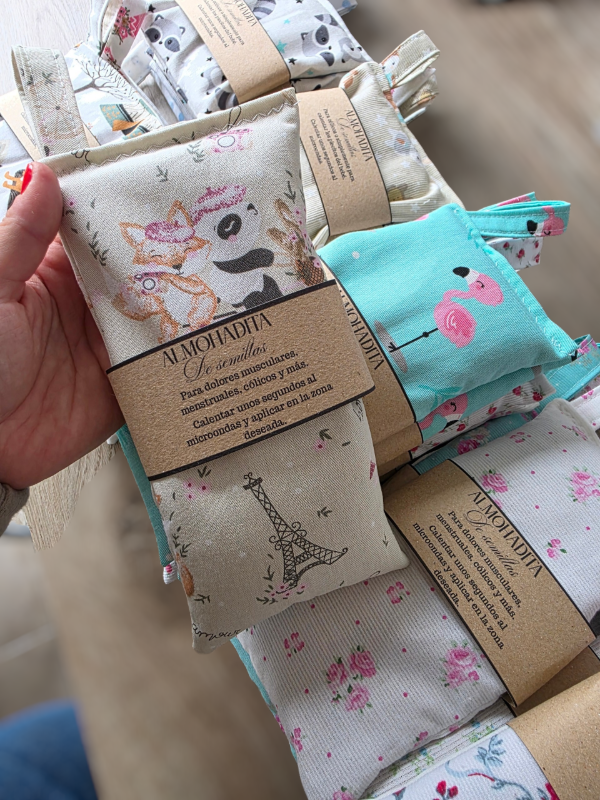 Producto - Pack almohaditas terapéuticas 10x20 cm - 6