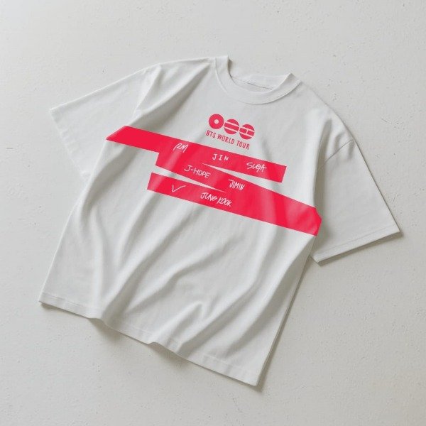 Producto - Remera BT26 Tour Ot7 blanca