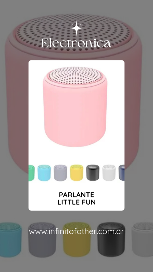 Producto - PARLANTE LITTLE FUN