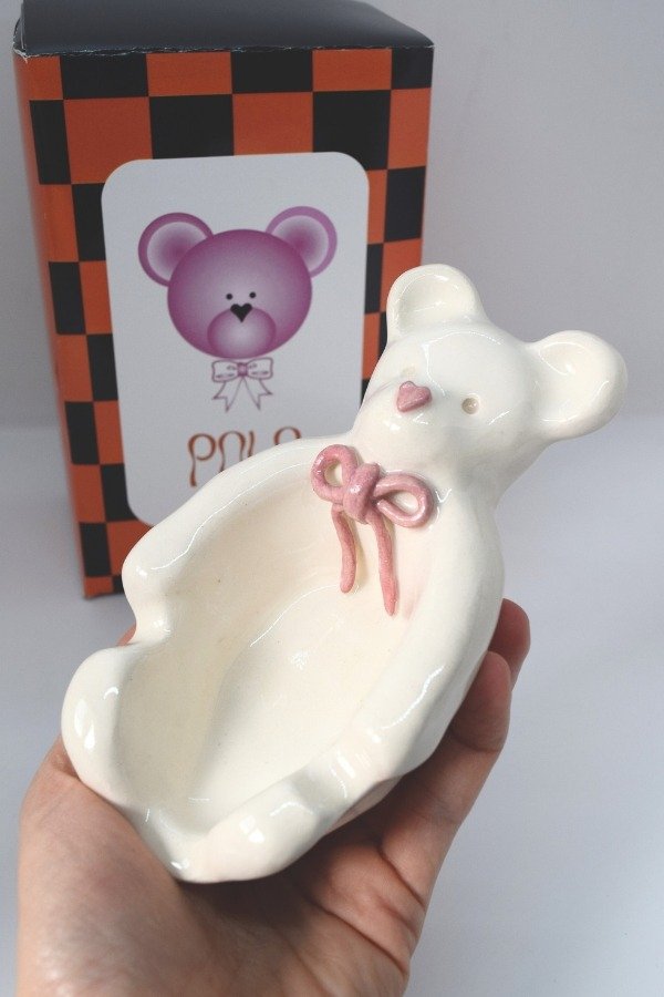 Producto - Osito Cute / CRUDO CON ROSA
