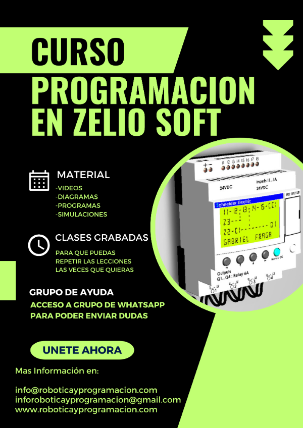 Producto - Curso Programación en Zelio Soft "Presencial"