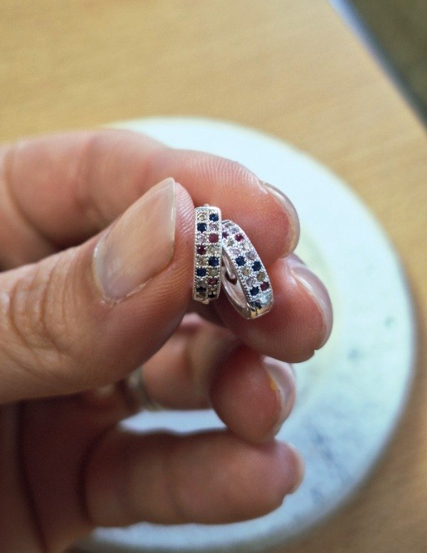 Producto - Argollas Doble Cubic Colores