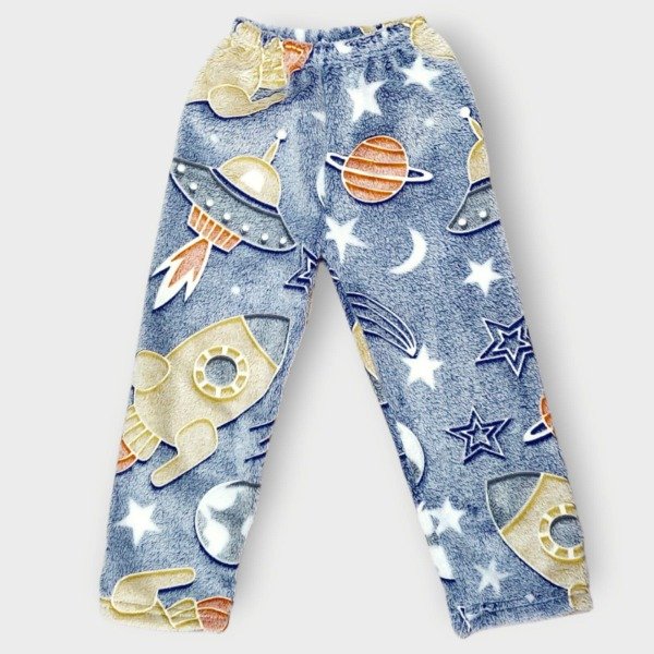 Producto - Pijama infantil en soft Luminoso Planeta Celeste T4 Y T12