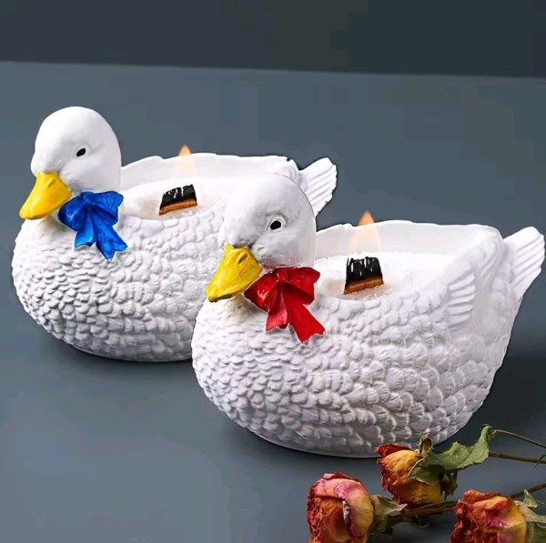 Producto - Molde portavela /alhajero pato