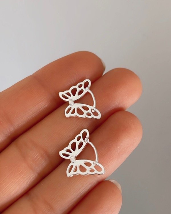 Producto - Argollas clip de mariposas