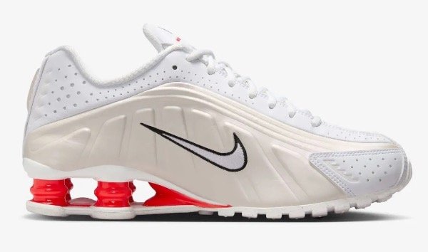 Producto - Shox R4 blanca con rojo