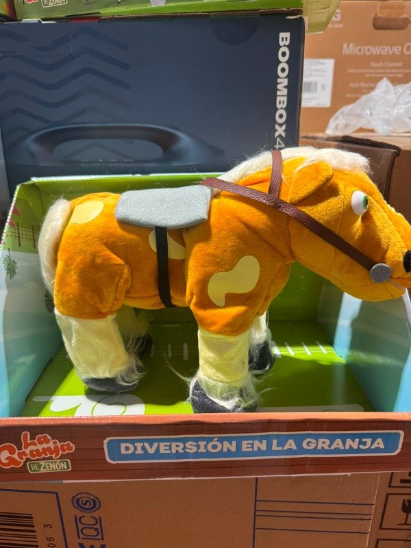 Producto - PELUCHES DE LA GRANJA DE ZENÓN- CABALLO PERCHERON - 0