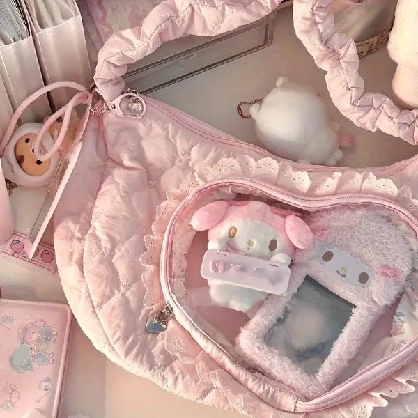 Producto - Bolso Cute Rosa con Corazón