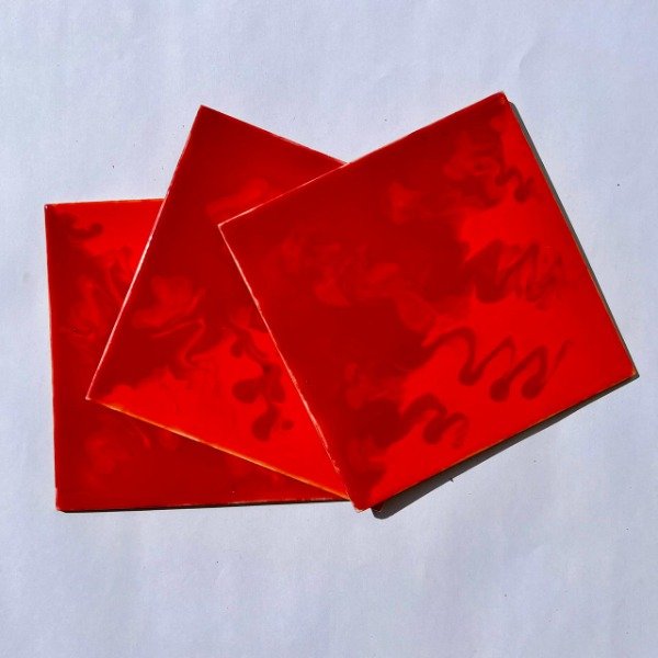 Producto - Azulejo artísticos Aqua- Naranja/Rojo