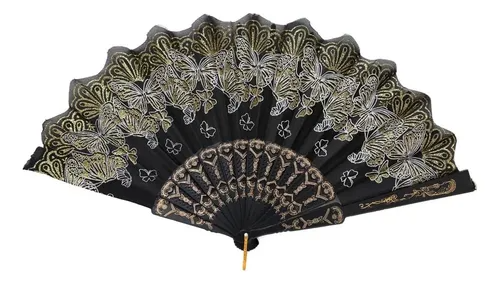 Producto - ABANICO NEGRO C/BRILLO