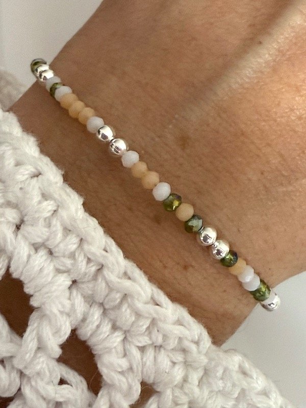 Producto - PB1088 Pulsera piedritas y bolitas