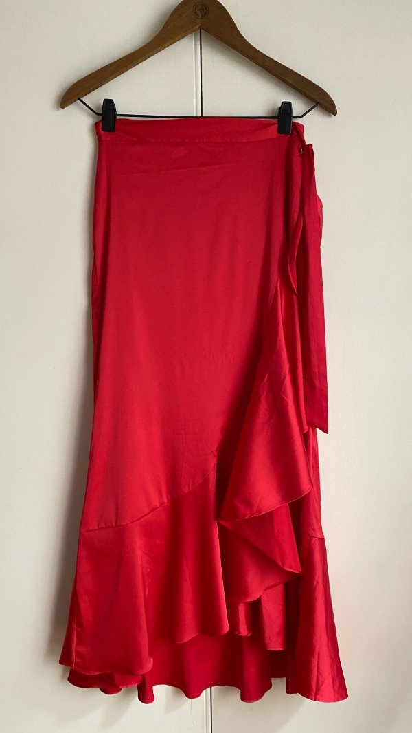 Producto - Falda estilo flamenco raso Talle 36 - 0